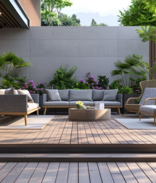 Landscape Design 36 Deck Installation