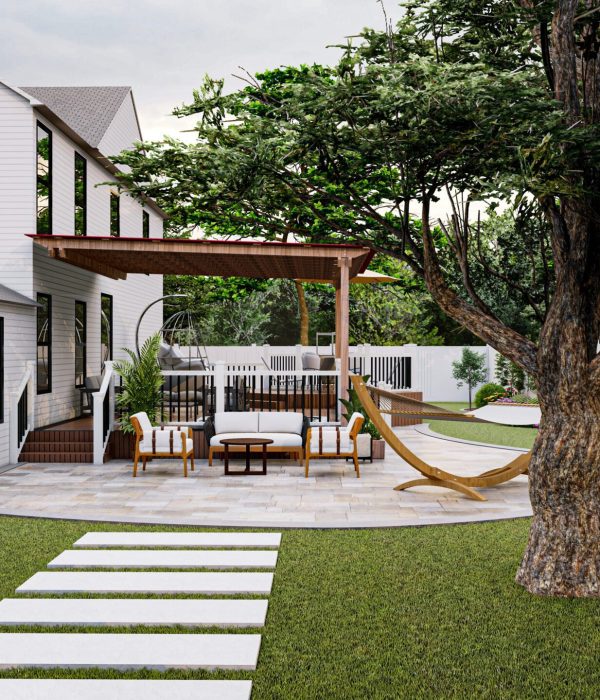 Landscape Design 51 Landscaping By Geico Builders. Artificial grass surrounding a white paver patio