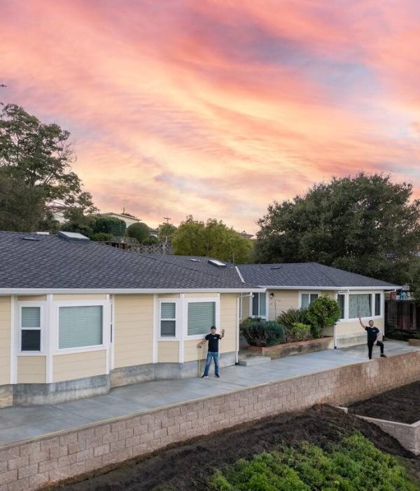 Retaining Walls 42 Geico builders. Expertly build retaining wall with a sunset in the background